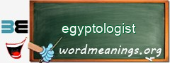 WordMeaning blackboard for egyptologist